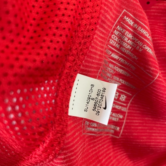 Nike Dri-Fit Ladies England Shirt - Red - Size S - Picture 9 of 9